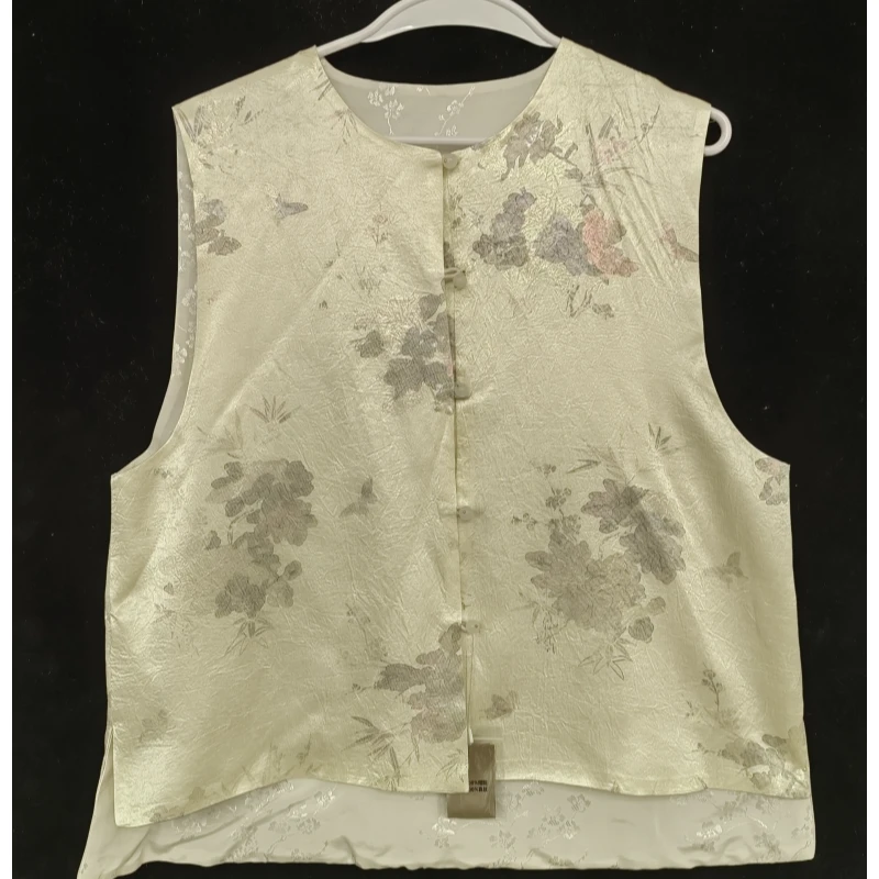 【兰子姐姐】夏季上新款中国风无袖印花背心CH388A8252607001