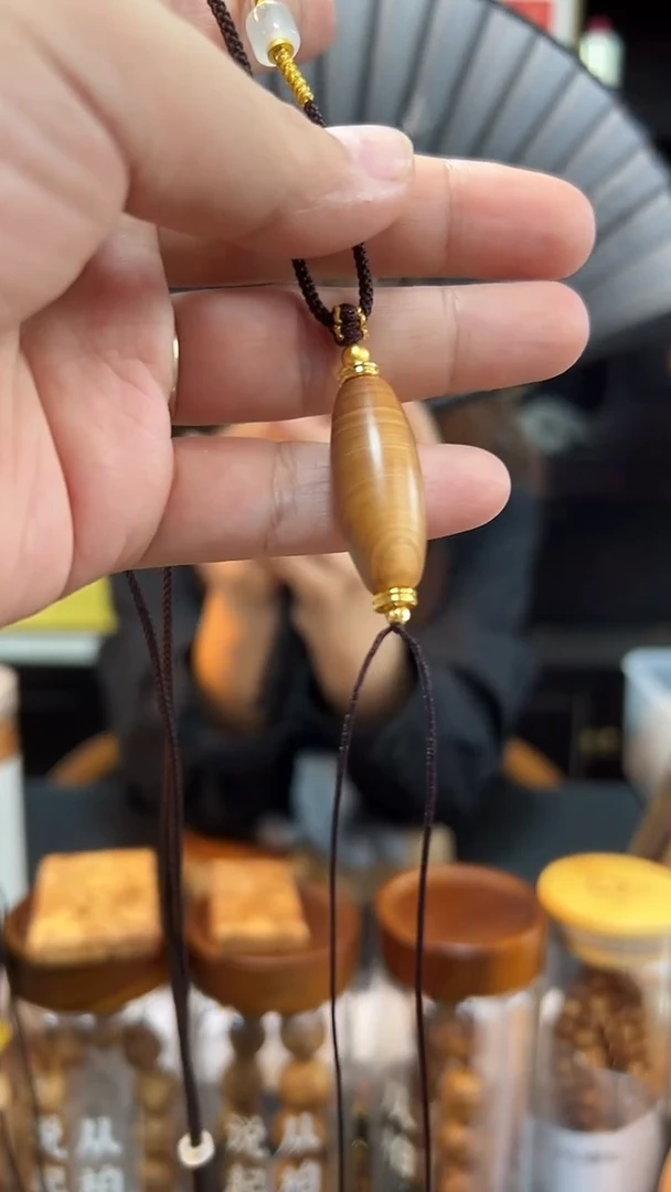 黑油天珠挂绳挂饰