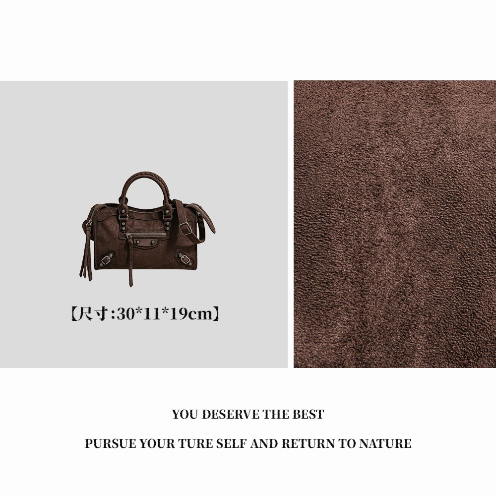 【特特甄选】SK-63062-咖啡手提百搭春夏网红黑色小众女士小包包