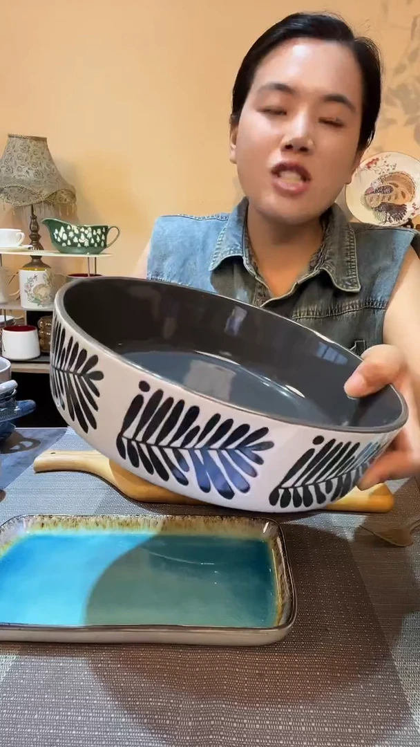 瓷片9英寸碗  微瑕介意勿拍