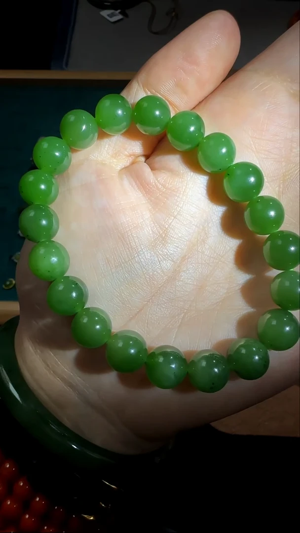 未镶嵌手串和田玉和田玉碧玉手串