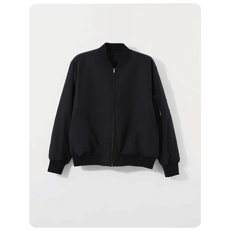 【七见】美式复古飞行夹克保暖棉外套男女情侣同款