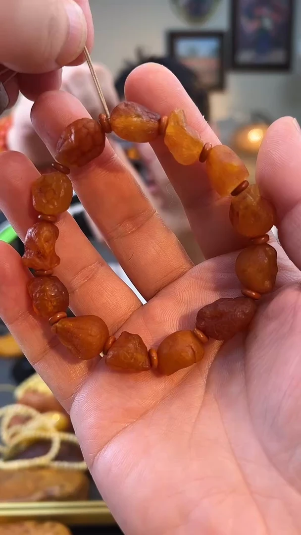 手串琥珀未镶嵌手串