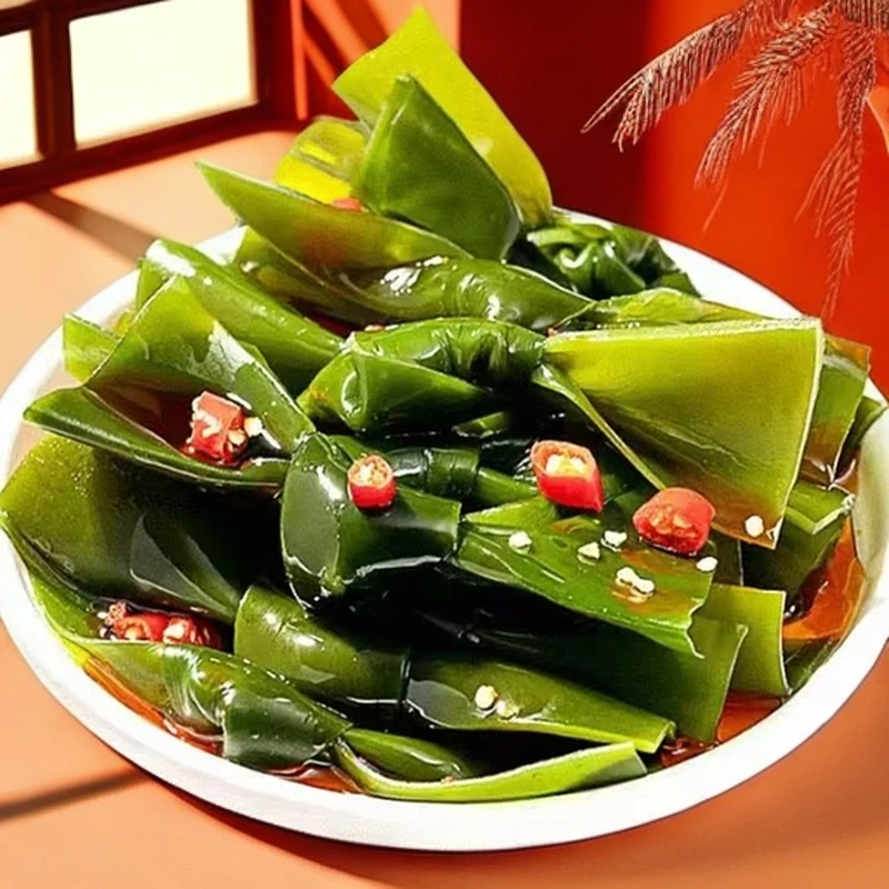 【刘军小龙虾】辣卤海带250克