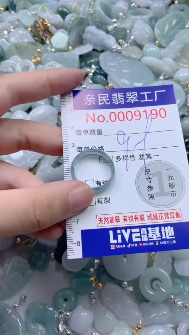 翡翠未镶嵌颈饰9190