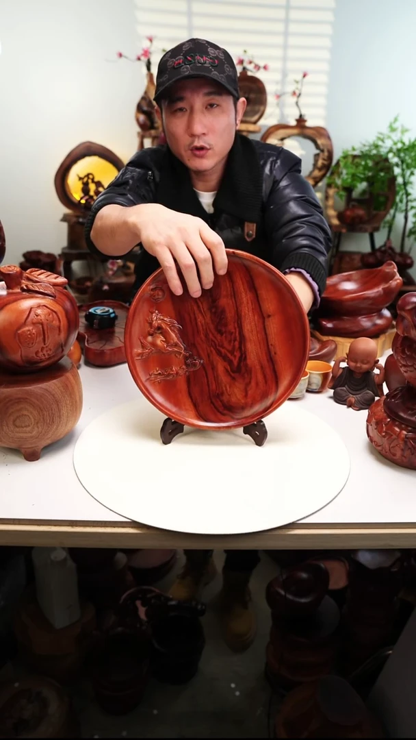 木香樟木摆件/圆盆