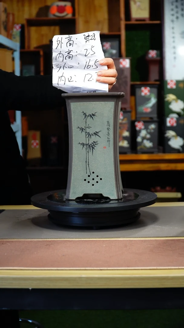 紫砂花盆紫砂花盆