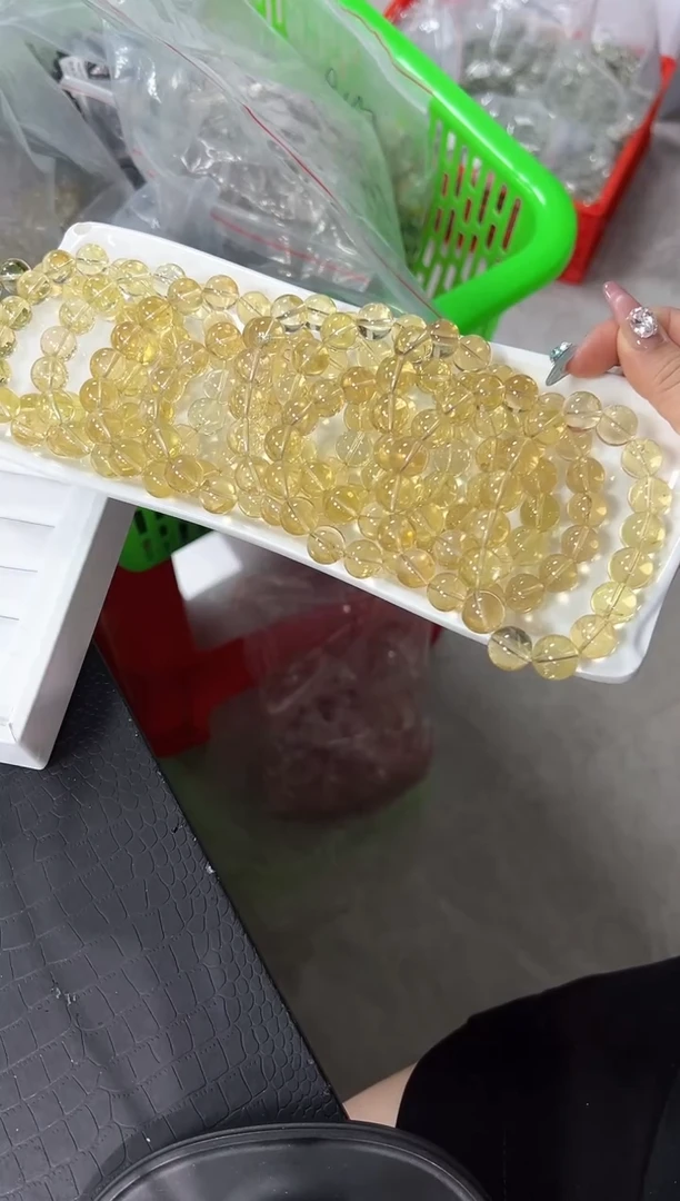 水晶手串未镶嵌12s多样性发其一【1条】默认微瑕12mm