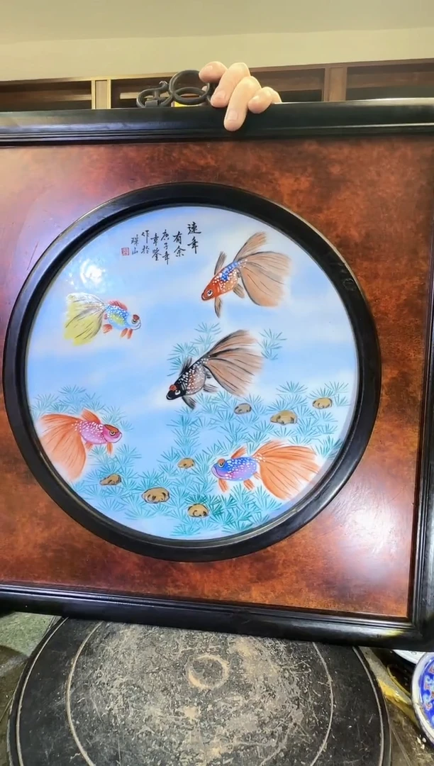 其他A758景德镇制瓷板画一件