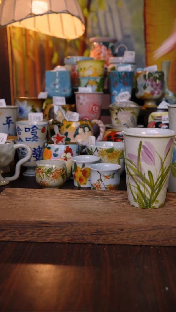 摆件泥垚手作 景德镇手工手绘器物