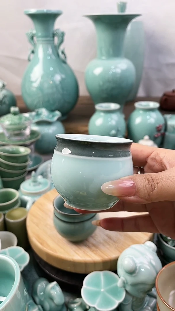 【闪购商品】福利款 慧仙青瓷 瓷器 主人杯