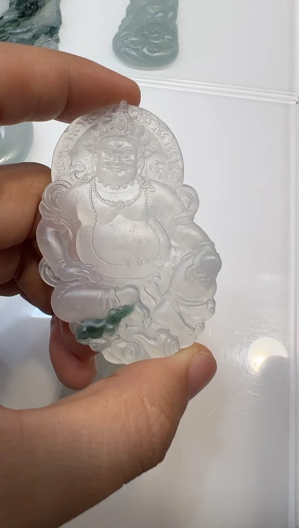 未镶嵌定制翡翠黄财神