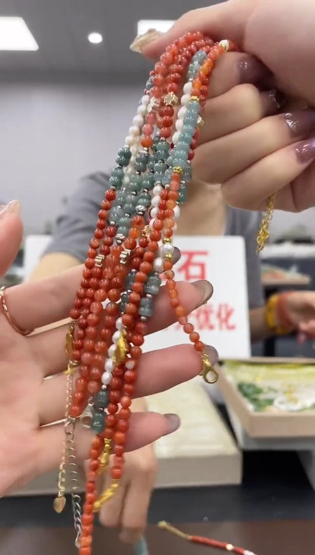 南红玛瑙手链未镶嵌多样性拍一发一
