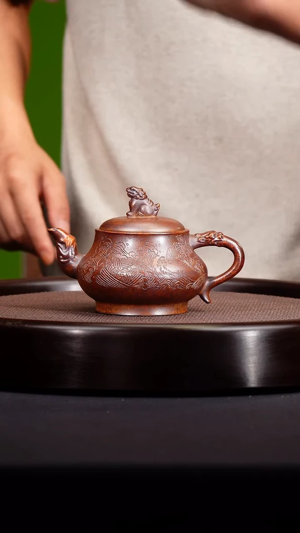 茶壶紫砂宜兴紫砂原矿壶