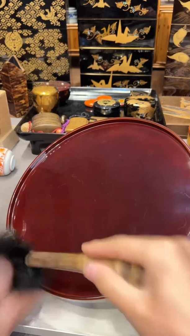 干泡盘  大漆漆器大漆漆器