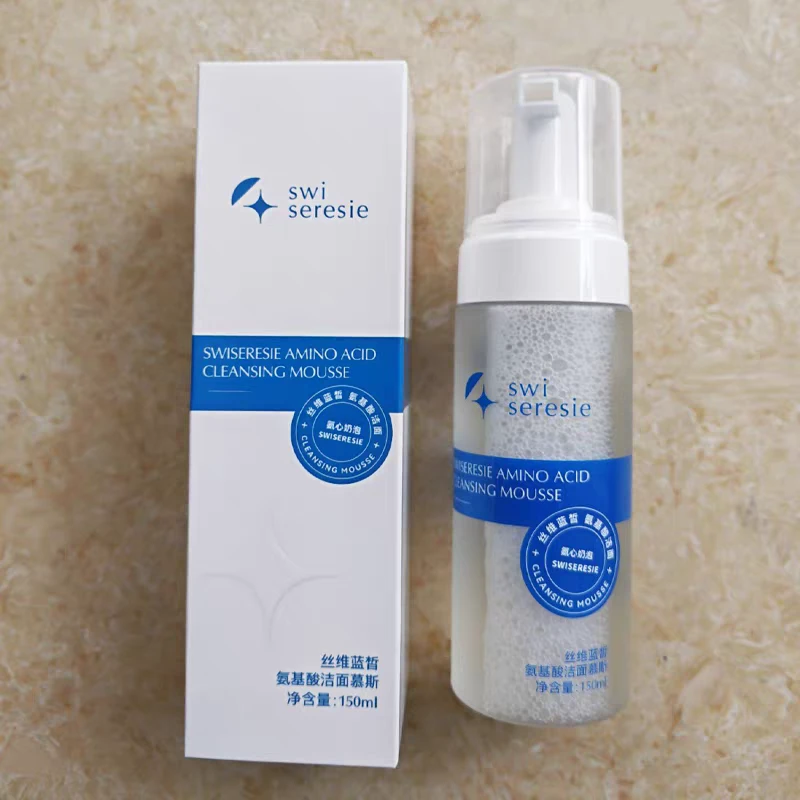 丝维蓝皙氨基酸洁面慕斯洗面奶 洁颜保湿清洁专柜正品唐三彩