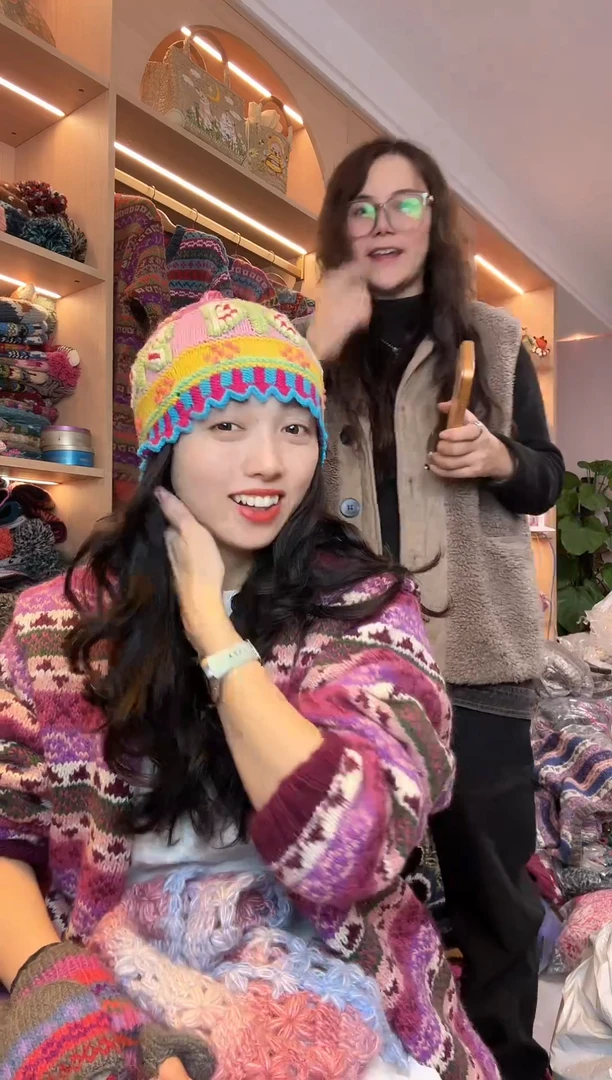 羊毛乖*南美洲羊驼毛帽子A545