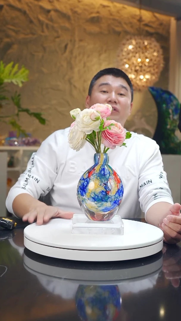 手工艺品琉璃莫奈花园设计款香薰瓶