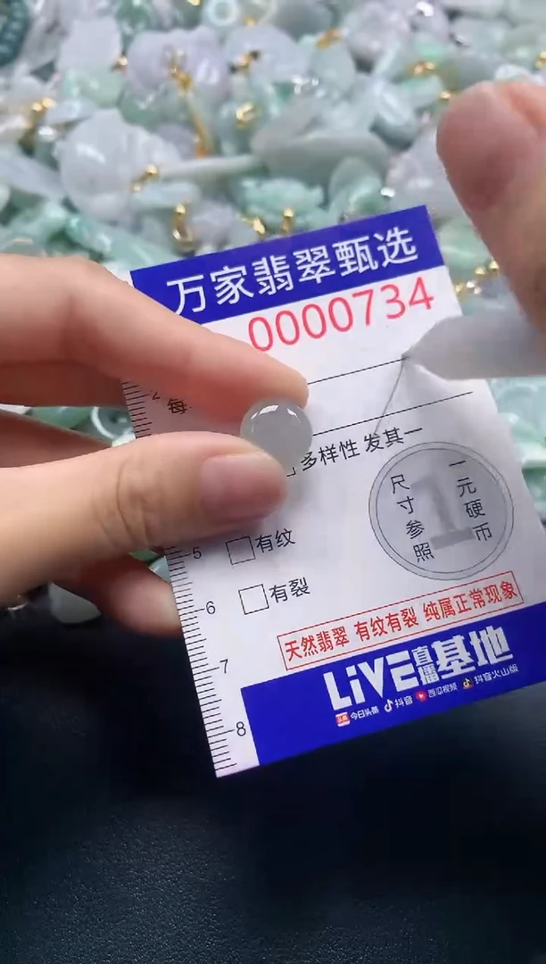 吊坠(不含链)未镶嵌翡翠0734