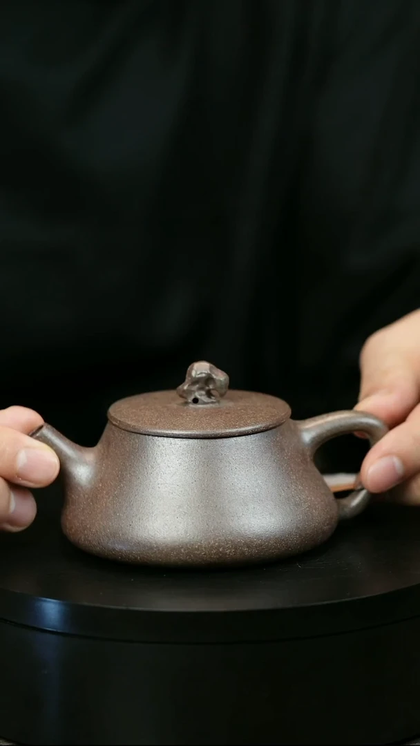 茶壶紫砂七*H2230周卓琴段泥太湖石纳瓢