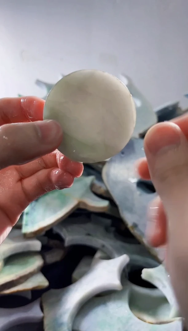 裸石翡翠缅甸翡翠A货文722