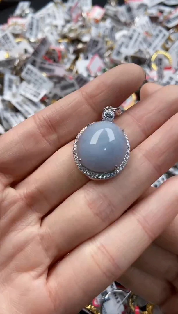 翡翠戒指银S925镶嵌333-----2