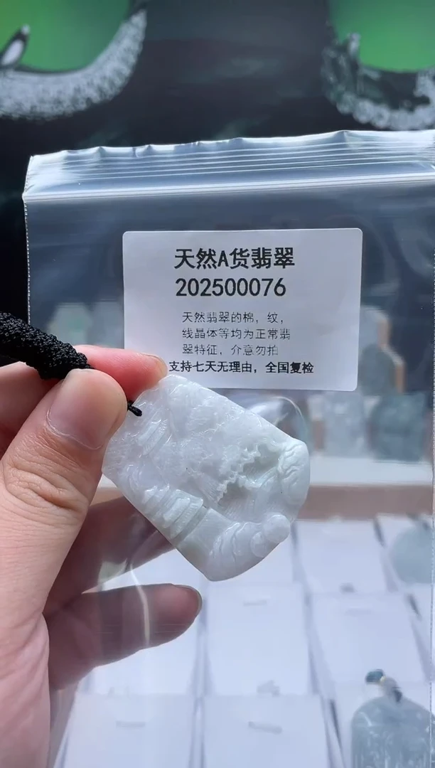 翡翠未镶嵌颈饰遥遥领衔06250008