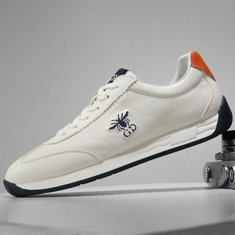 Louis Fordea/路易弗狄运动皮鞋男透气轻夏季男式轻便透气阿甘鞋