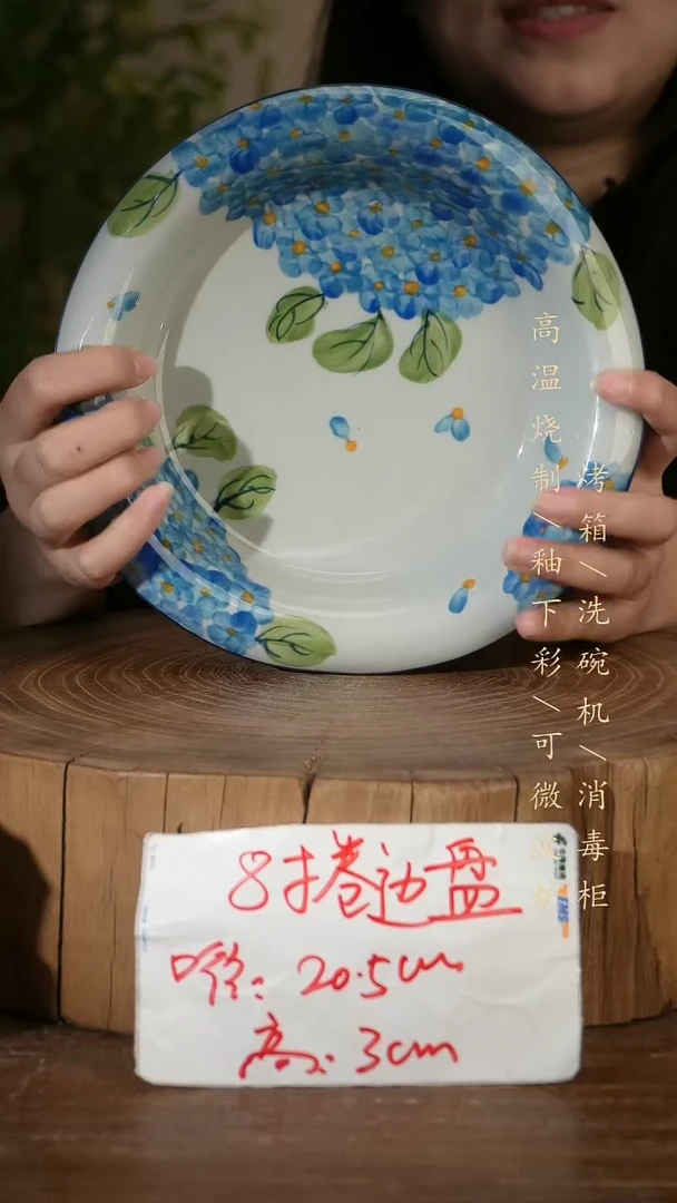 碗瓷景德镇手工手绘高温瓷釉下彩