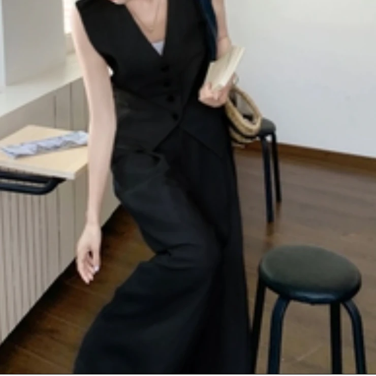 洋  新中式  风  22704  高定马甲套装