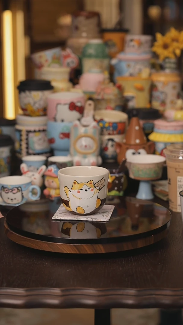 景德镇釉下彩绘设计师款式陶瓷