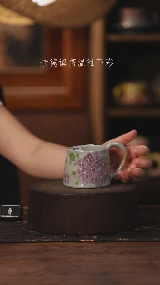 陶瓷景德镇高温釉下手绘陶瓷359