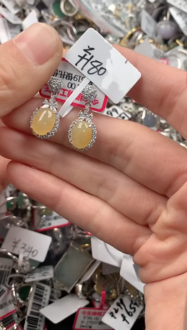 银S925镶嵌戒指翡翠2222----2