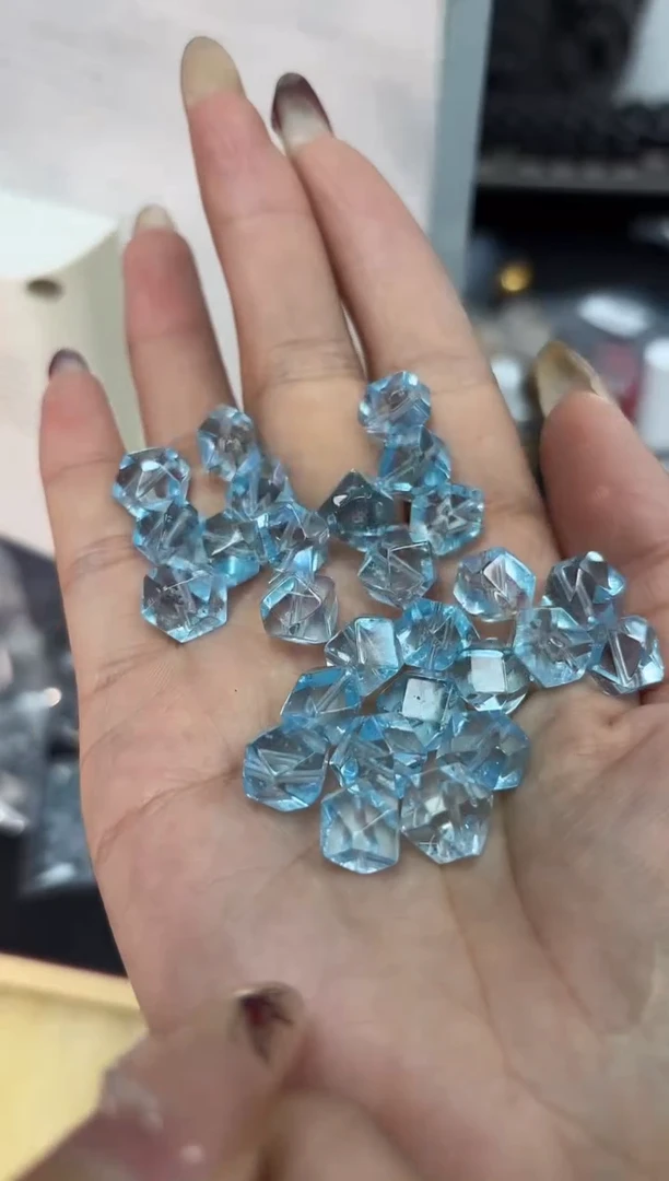 【闪购商品】托帕石手串未镶嵌八角一个宽卡9