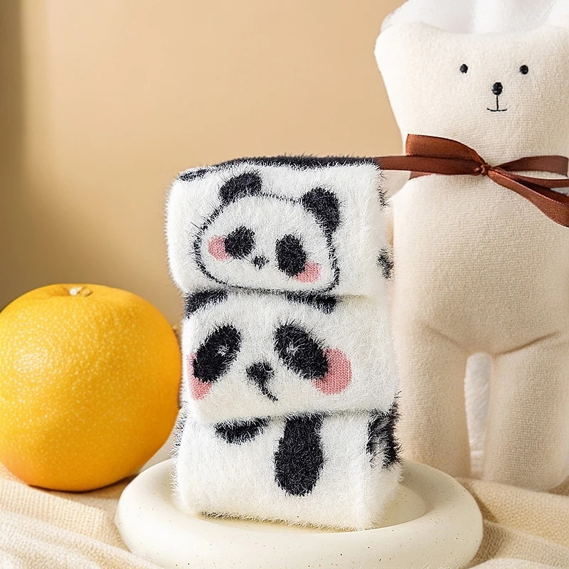 662加厚保暖温暖貂绒加绒棉袜中筒袜毛绒长筒袜秋冬季珊瑚绒袜子.