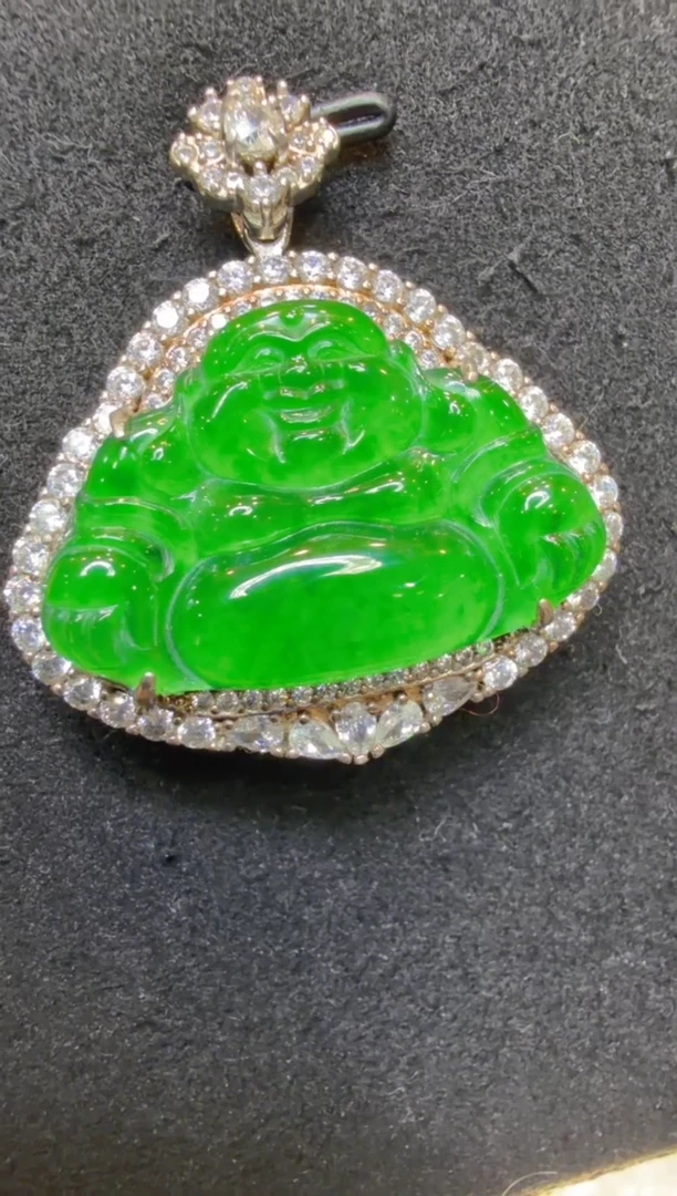 吊坠(不含链)银S925镶嵌翡翠多样性团购发一件