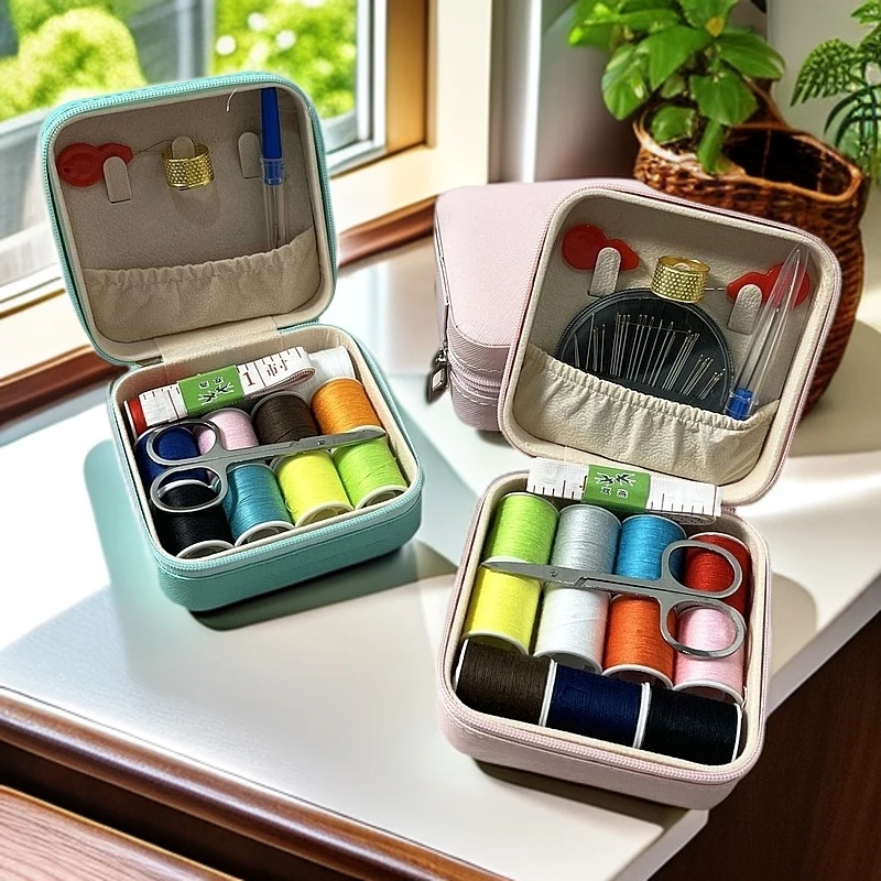 针线套盒家用缝补手缝线工具学生宿舍便携式小型针线盒收纳