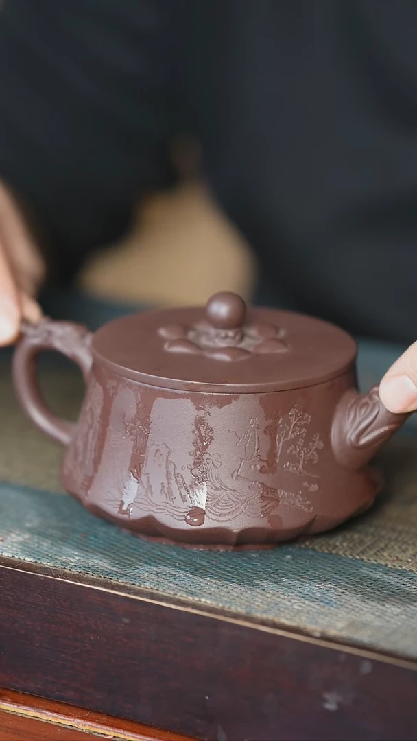 【闪购商品】喀左紫砂真不错，主播就是做壶的