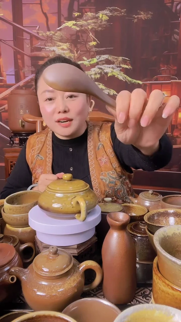 小勺子高温柴烧小勺子