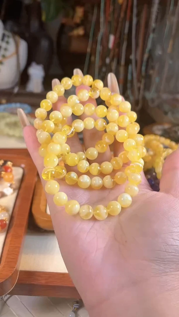 【闪购商品】蜜蜡手链未镶嵌多样性发货其一