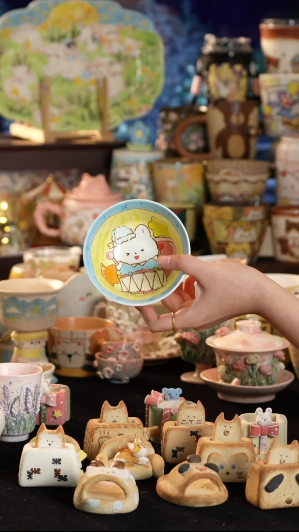 其他陶景德镇釉下彩手绘设计师款陶瓷