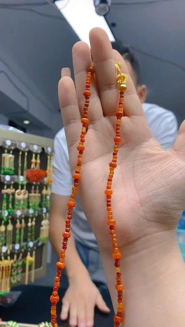 【闪购商品】翡翠耳饰合金164翡翠锁骨链