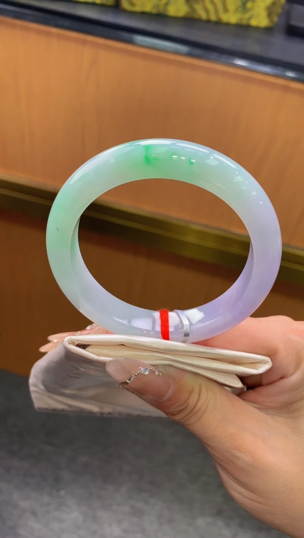 未镶嵌手镯翡翠-F189-正圈56.9