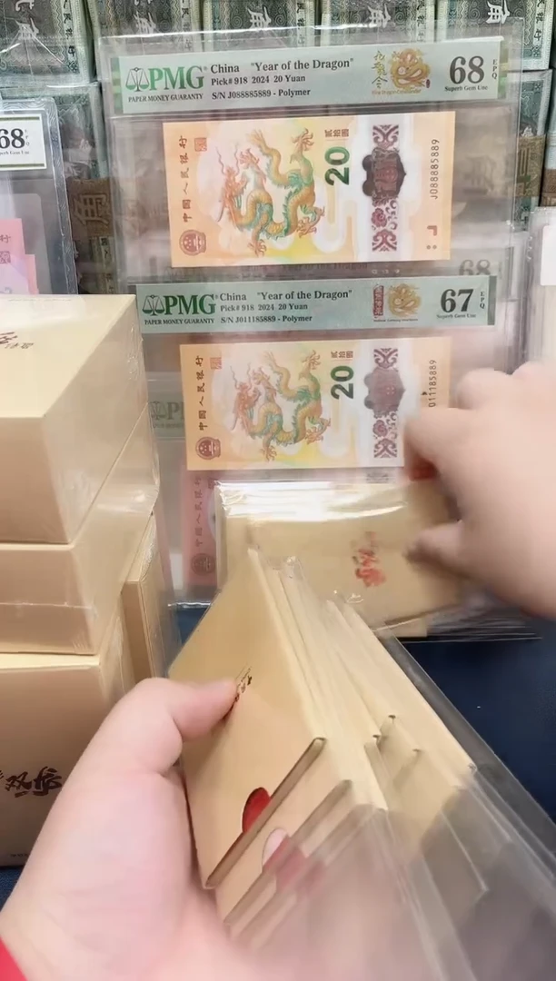 盈彩双龙币单枚-中钞鉴定