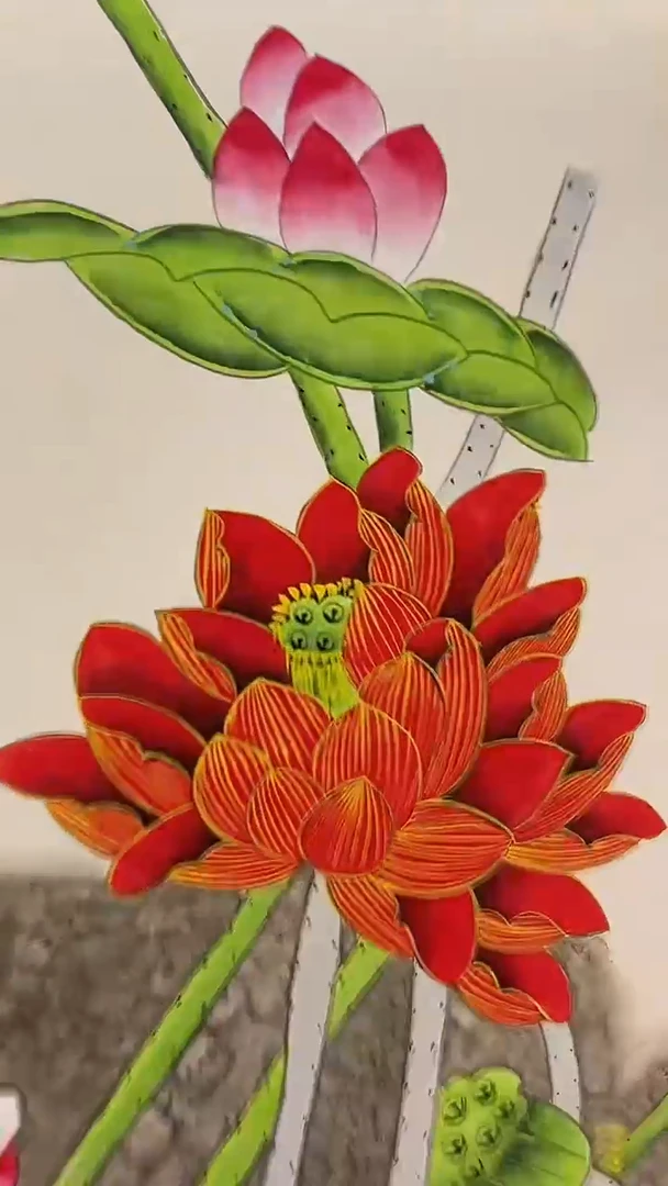 国画郑乐华手绘绘画作品1-57