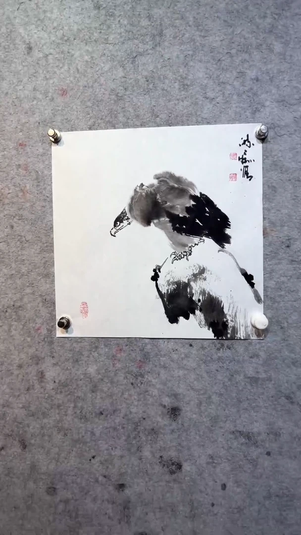 国画唐张自学水墨画70