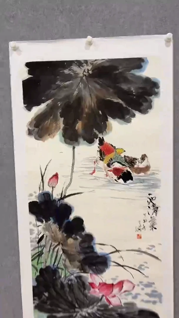 国画李纲-8平尺-花鸟国画