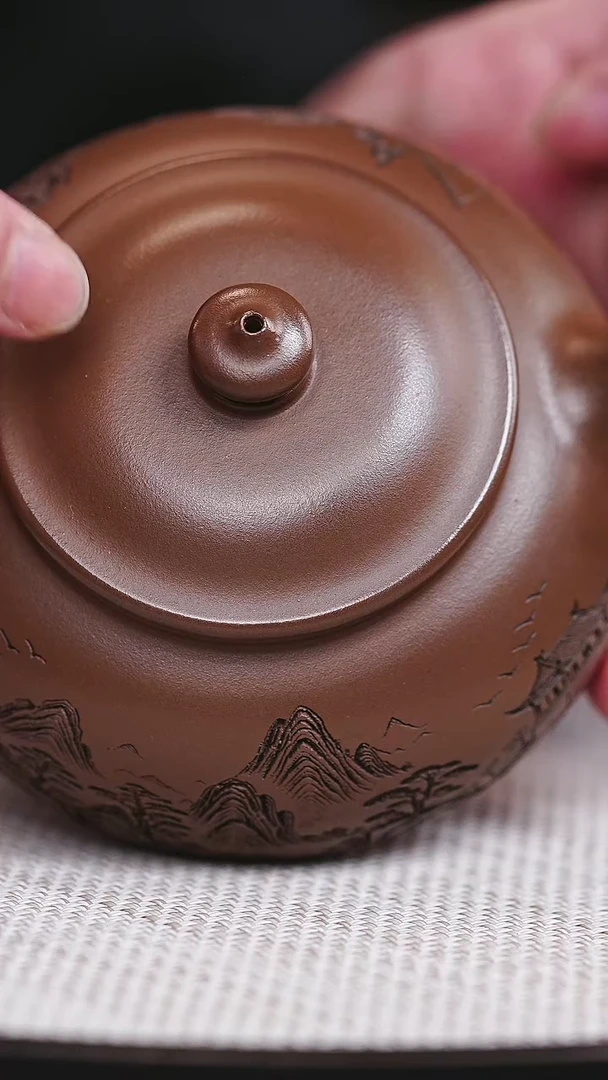 紫砂茶宠宜兴紫砂 寒江明朝土 蒋华200c
