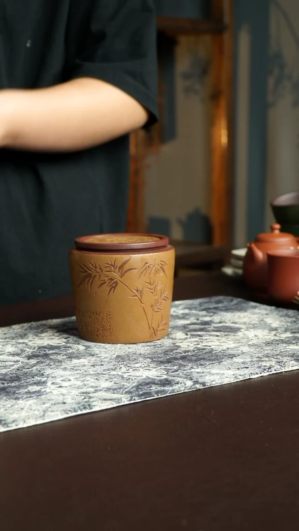 茶杯紫砂41号宜兴紫砂原矿作品
