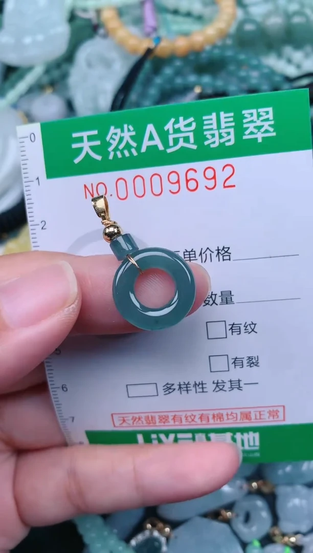 翡翠未镶嵌颈饰.0009692